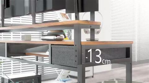 受注製作☆事務机☆学習机☆パソコン机【1400】引き出し３杯アンティック家具 オーダー☆長机；事務机；学習机【1800】引出4杯☆アンティック