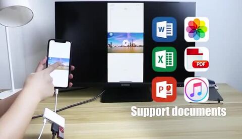 動画撮影セット Lightning変換アダプタ付き 楽天市場】高品質 Lightning Digital AVアダプタ HDMI 変換