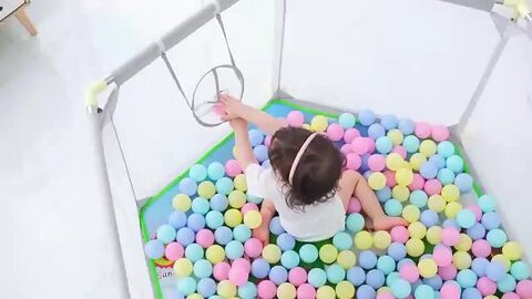 楽天市場】ベビーサークル メッシュ 六角形 ソフトベビーサークル L