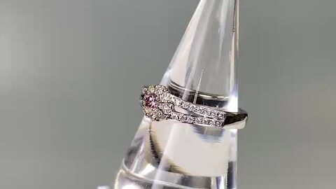 楽天市場】【ピンクダイヤモンドリング】0.127ct ファンシーパー 