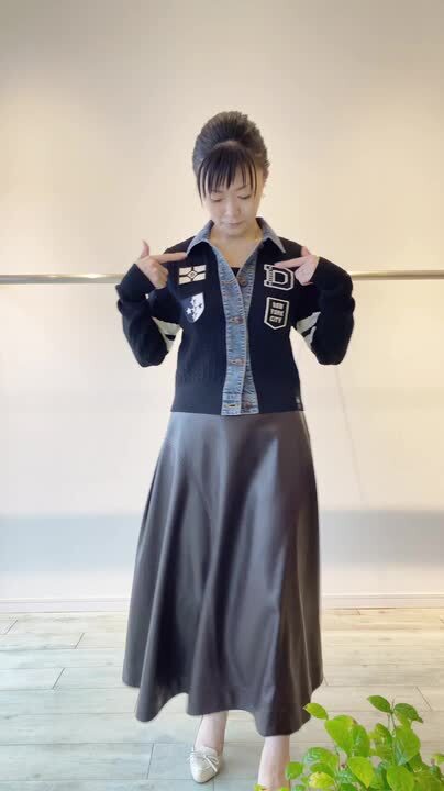 【新品タグ付き】ミリオン リード ロング ブラック 黒 DOUBLE STANDARD CLOTHING(ダブルスタンダードクロージング