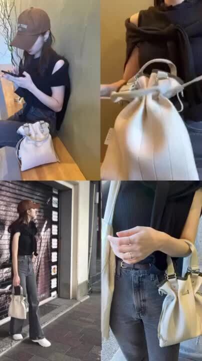 【オーダー品】　マチ付き巾着バッグ オーダー品】 マチ付き巾着バッグ - バッグ(女性用)ベストセラー