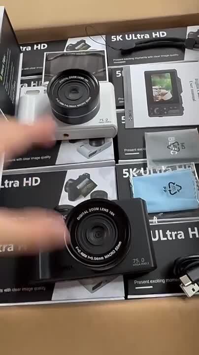デジタルカメラ 5K録画 コンパクト7500万画素 Wi-Fi機能 180度回転 71gGwpl9kkL._AC_UL210_SR210,