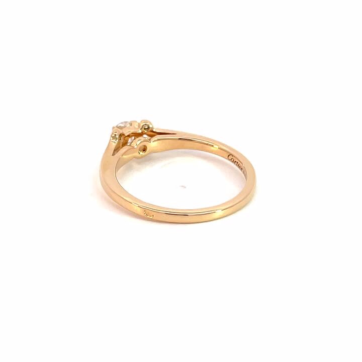楽天市場】カルティエ バレリーナ ダイヤモンド リング 0.28ct