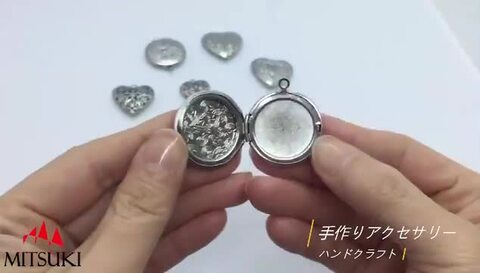 楽天市場】ロケットペンダントトップ ハート型 5種選べる