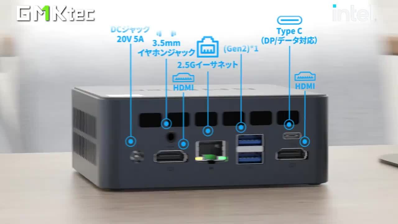 楽天市場】【20,000円クーポンで56,999円】GMKtec ミニPC M3