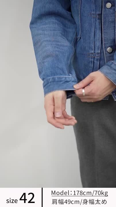 ordinary fits★ノーカラ　ブルゾン　 サイズ2　 ビンテージ加工 ordinary fits☆ノーカラ ブルゾン サイズ2 ビンテージ加工