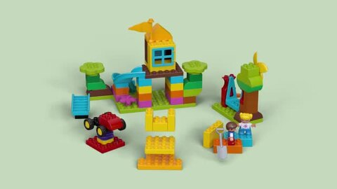 楽天市場 レゴ R 認定販売店 レゴ Lego デュプロ みどりのコンテナスーパーデラックス おおきなこうえん ブロック おもちゃ プレゼント 室内 おうち時間 ベネリック レゴストア楽天市場店