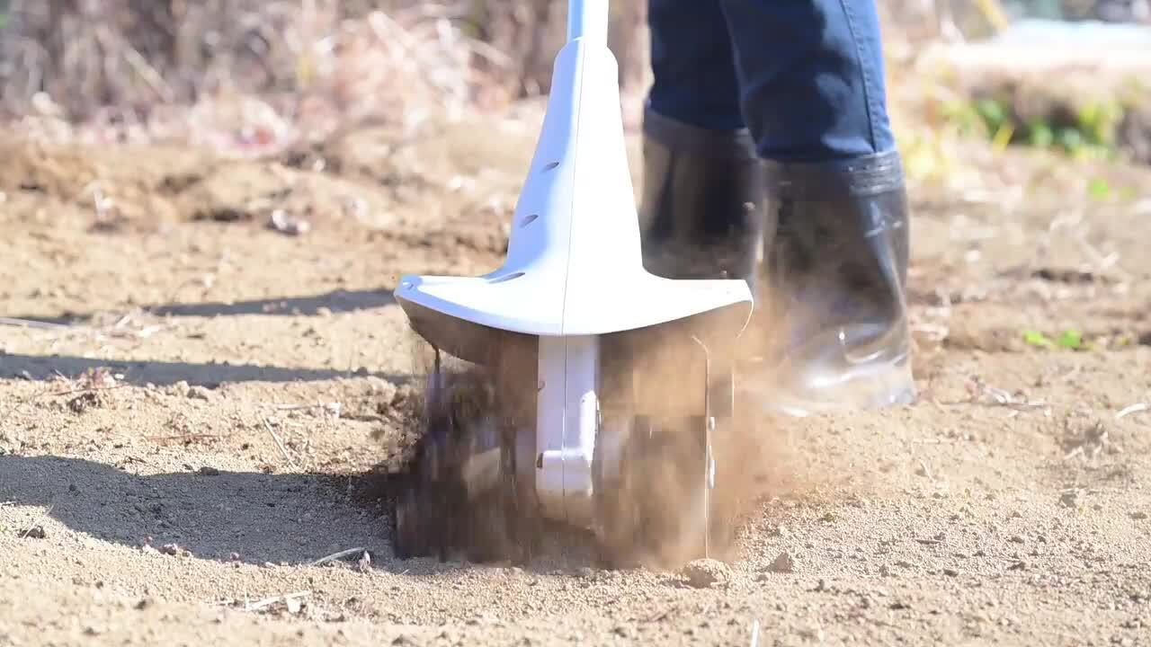 楽天市場】18V 充電式 ミニ耕運機 家庭用 伸縮 耕幅200mm 耕深