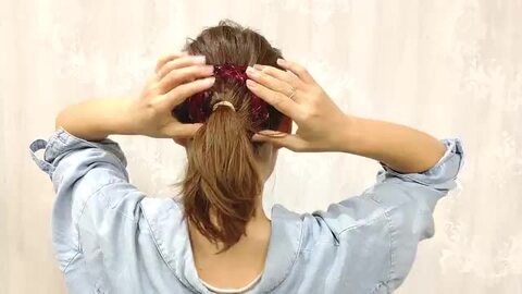 ヘアリング ２点セット べっ甲柄 スクリューボール 肥り 髪留め ヘアクリップ