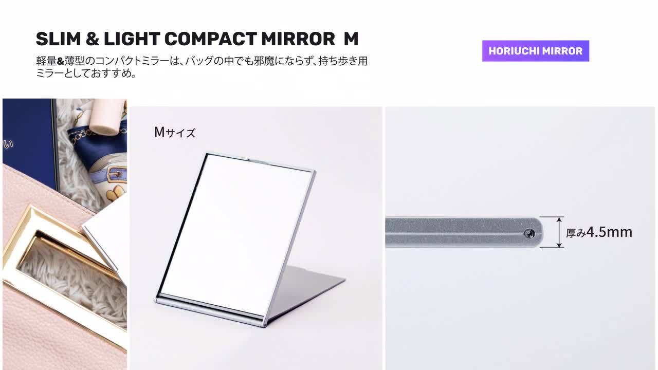 蓮　コンパクトミラー Amazon.co.jp: [wuxichiyan] コンパクトミラー 折りたたみ式