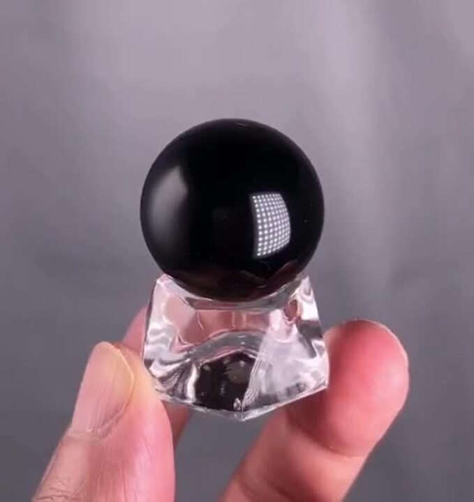 楽天市場】AAAグレード モリオン 黒水晶 丸玉 21mm-25mm 完全