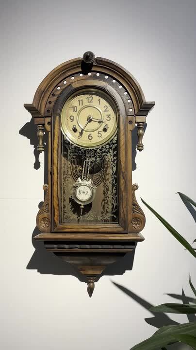 楽天市場】1点物 ドイツ製 ユンハンス社製 黒柿材 アンティーク 振り子