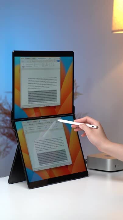 ディスプレイ・モニター本体 EWEI XP-142PW 14.2インチ デュアルモニター タッチペン対応 2520*1680 90Hz XP