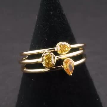 楽天市場】イエローダイヤモンド リング 0.07～0.55ct FANCY YELLOW