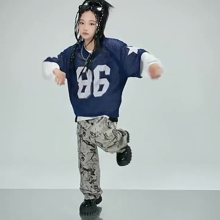 バスケット タンクトップ セットアップ キッズ ダンス衣装