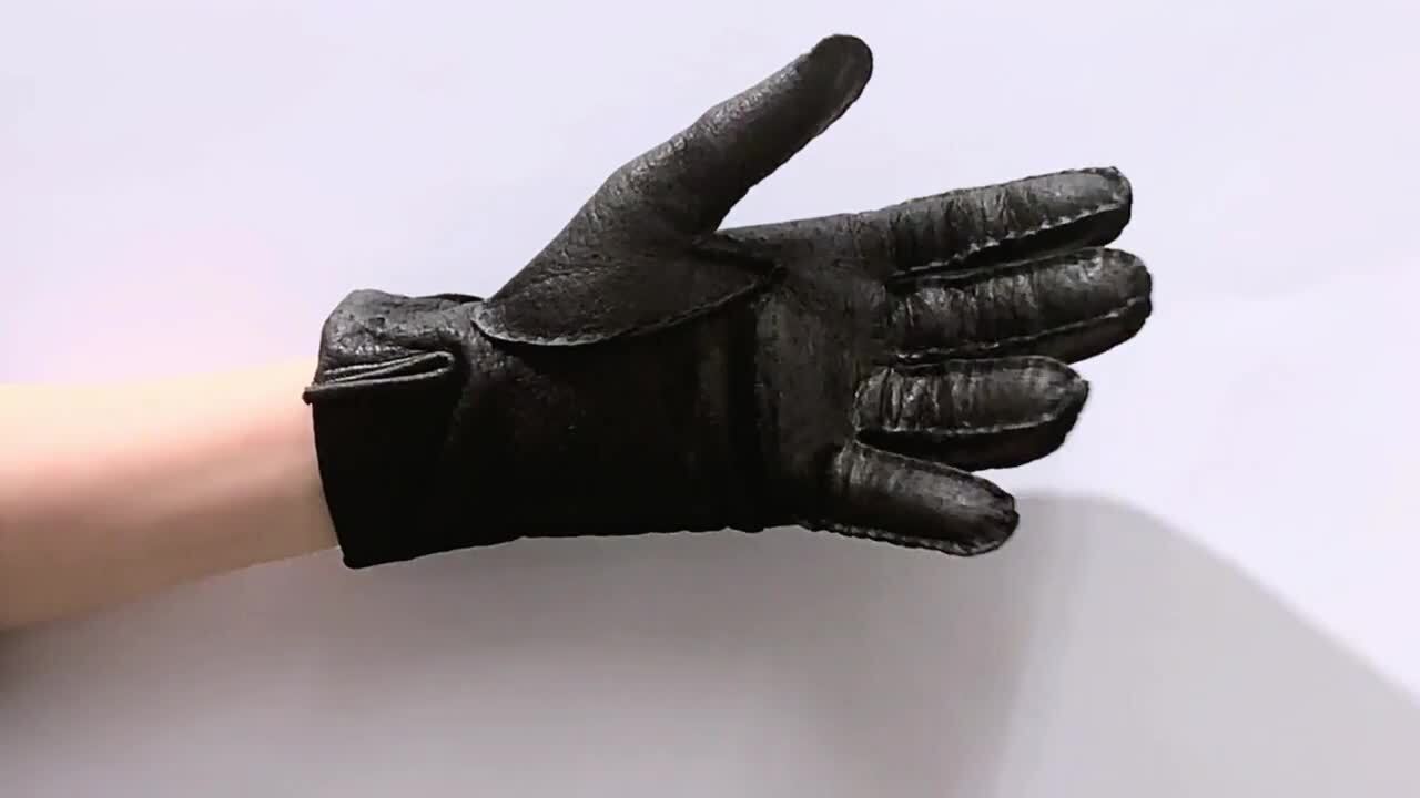 専用 メローラ ペッカリー黒紺灰 グローブ 革手袋 MEROLA viajero-chocolat_merola-k