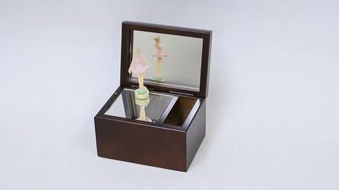 オルゴール　ハンドメイド　つやあり陶器　舞い踊るレディ　回転しながら奏でます 楽天市場】バレリーナ回転オルゴール【お好きな曲でオルゴールを