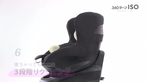 楽天市場】【お買い得】車用 チャイルドシート isofix 回転式