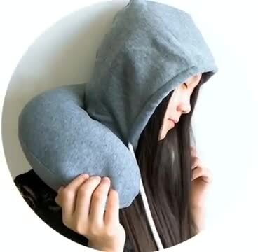 最安値に挑戦】 Travel トラベルパーカー ネックピロー付き Hoodies