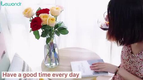 楽天市場 花瓶 Lewondr 花びん おしゃれ がびん ガラス 花活け フラワーベース ガラス容器 吹きガラス ガラスベース ガーデニング 水栽培 テラリウム容器 生け花 ヒヤシンス 花束 一輪挿し 花器 インテリア飾り 置物 贈り物 玄関 書斎 部屋 窓辺に 母の日 誕生日