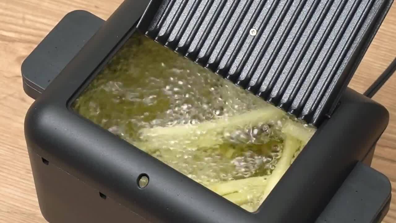 コンパクトフライヤー」の人気商品一覧 | 安い商品を通販サイトから探す - 価格.com サンコー コンパクトフライヤー カラリ2  場所を取らずに手軽に揚げ物や串揚げを楽しめる卓上電気フライヤー KRAR25SBK