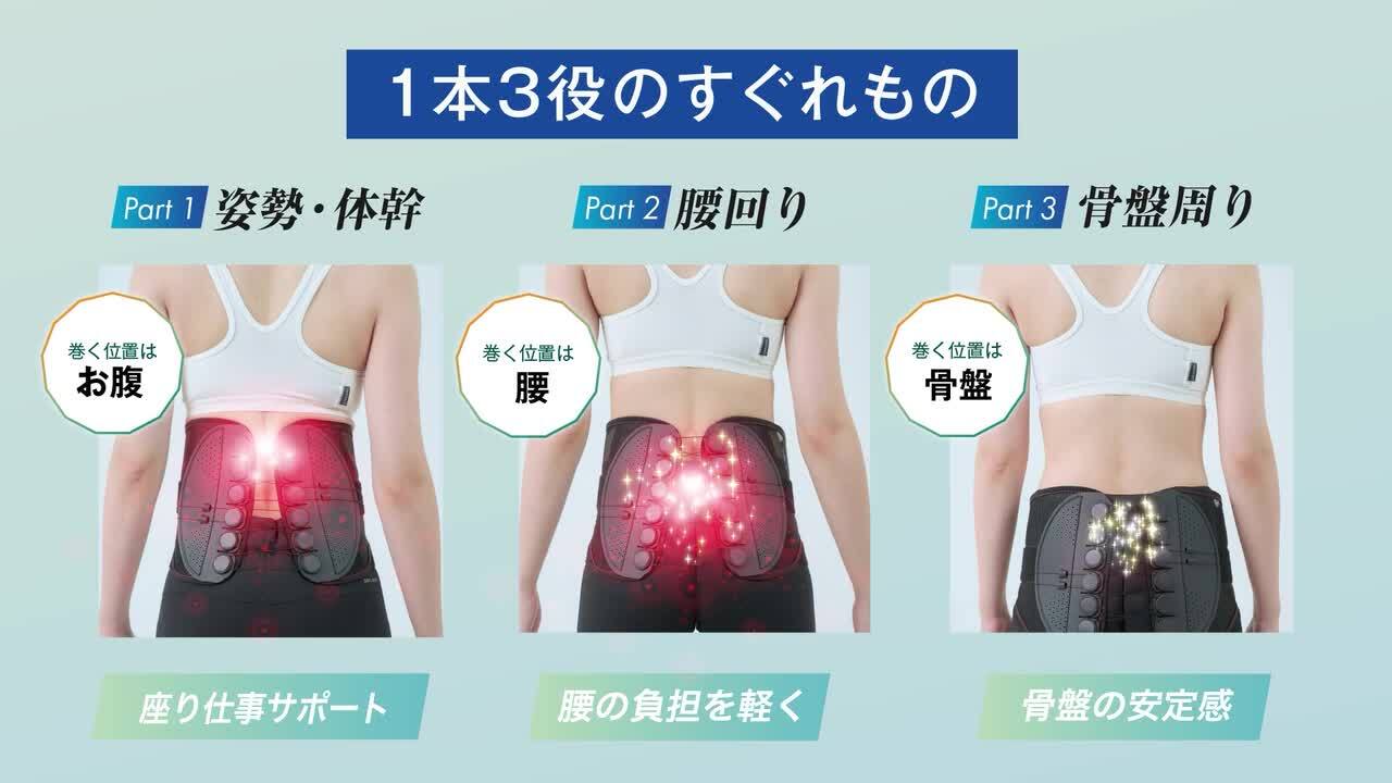 柔道整復師推奨 腰サポーター 骨盤ベルト 腰ベルト男女兼用リラクシー(XL) Amazon | RELAXEE 骨盤ベルト 【柔道整復師推奨】 腰サポーター