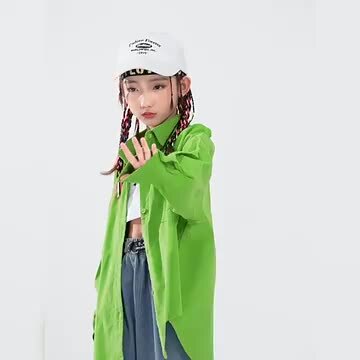 楽天市場】キッズダンス 衣装 ヒップホップ グリーン キッズ