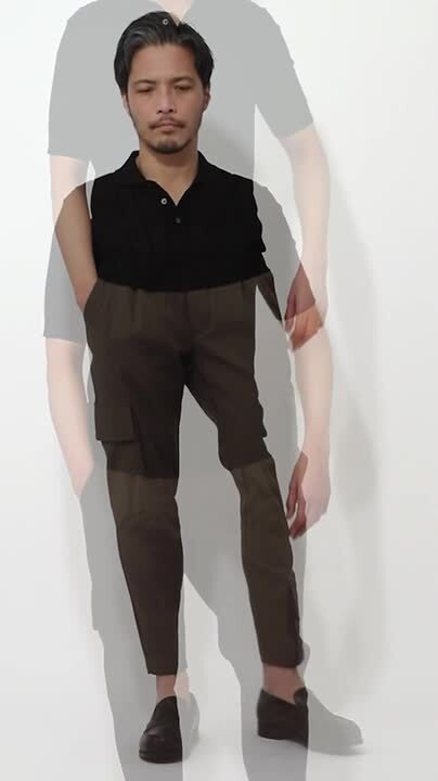 【即決】cruciani クルチアーニ 半袖ポロシャツ グレー系 44 [240001243411]【中古】メンズ クルチアーニ ⁄ Cruciani ⁄ ポロシャツ ⁄ コットン 鹿の子 半袖