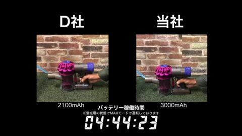 楽天市場】ダイソン バッテリー v6 21.6v 互換 バッテリー