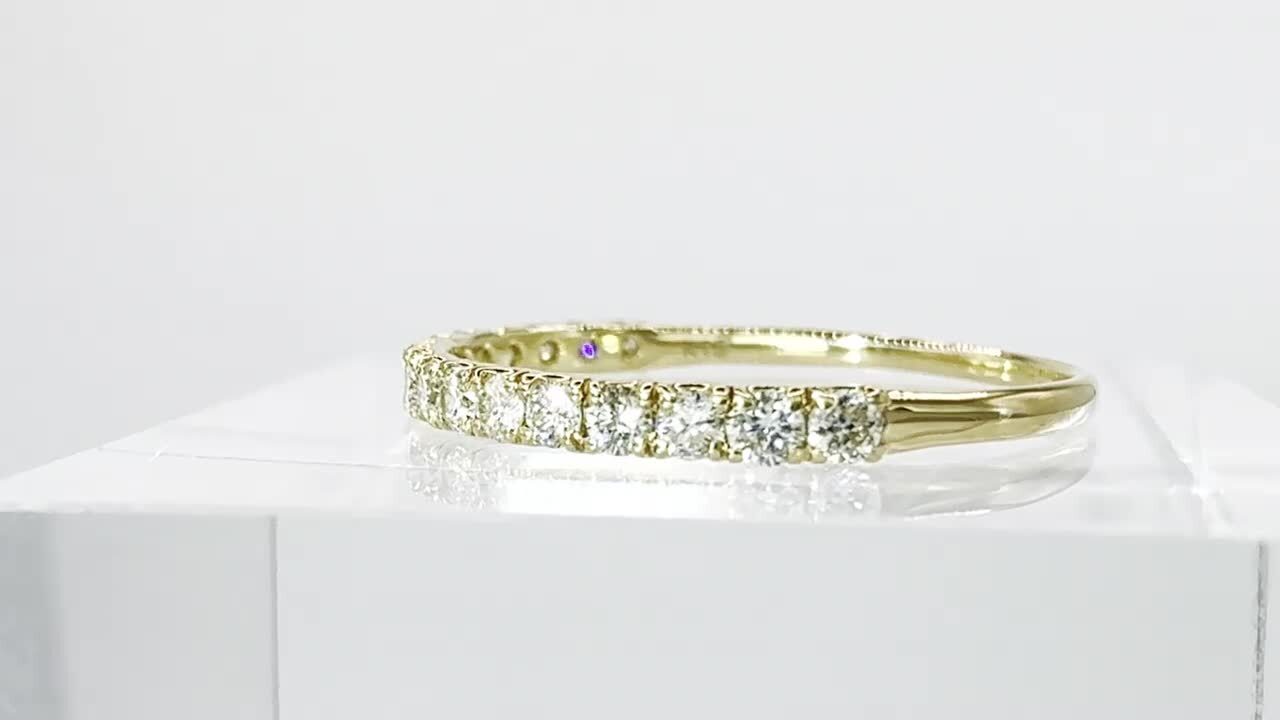 楽天市場】K18YG 0.3ct ダイヤモンド エタニティリング 送料無料