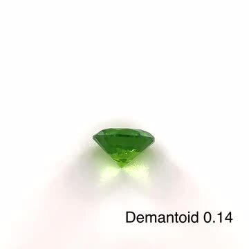 楽天市場】ロシア産デマントイドガーネット ルース 0.14ct【品質保証