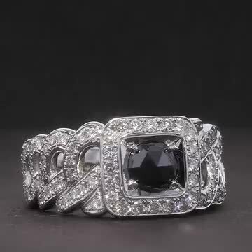 楽天市場】ブラックダイヤモンド 喜平 メンズリング 1.089ct