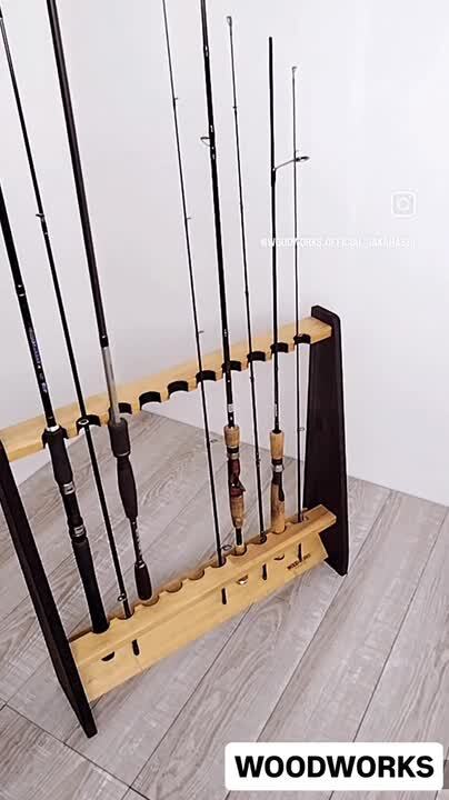 楽天市場】月間優良ショップ連続受賞 WOODWORKS ロッドスタンド