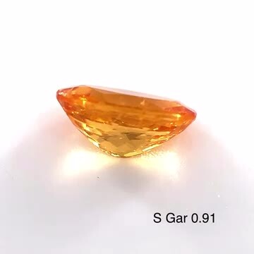 楽天市場】マンダリンガーネット ルース 0.91ct【品質保証書付