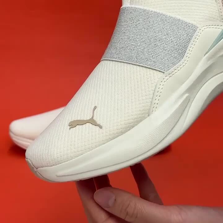 【新品】PUMA 厚底　ローファー　スリッポン　ブラック　レディース　24.5 PUMA プーマ レディース スリッポン スニーカー コート