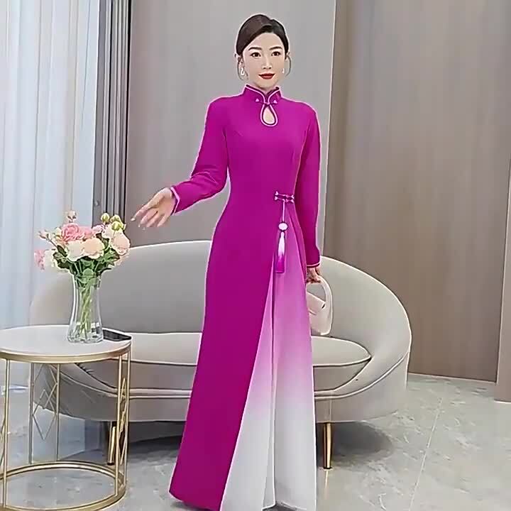 楽天市場】予約 コスプレ アオザイ風 ロングドレス 楽天市場】予約 コスプレ アオザイ風 ロングドレス