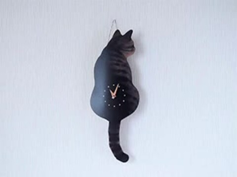 【楽天市場】猫時計 振り子時計 壁掛け時計 藤井啓太郎「 猫の 