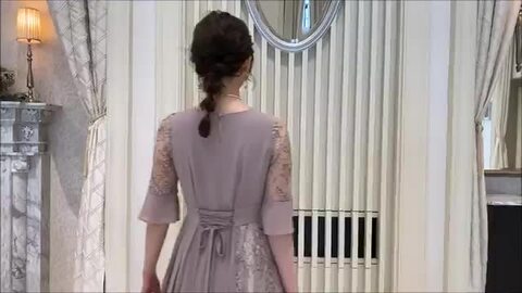 ドレス ワンピース 長袖 リュクス アシンメトリー L2543 ドレス ワンピース 長袖 リュクス アシンメトリー L2543