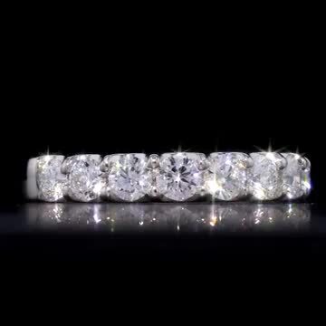 楽天市場】ダイヤモンド ハーフエタニティ リング 1ct(Total) E