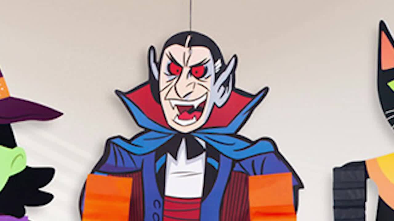 ハロウィン 飾り ガーランド 5個セット ペーパーガーランド