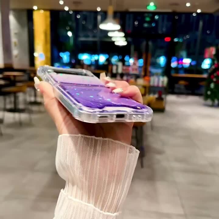 楽天市場】MagSafe対応 Galaxy Z Flip6 5G ケース キラキラ輝く