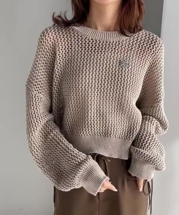ジルスチュアート ホールメッシュニット 新品未使用☆JILLSTUART ホールメッシュニット - メルカリ
