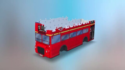 楽天市場】3Dパズル ロンドンバス(216ピース) 6125340 立体