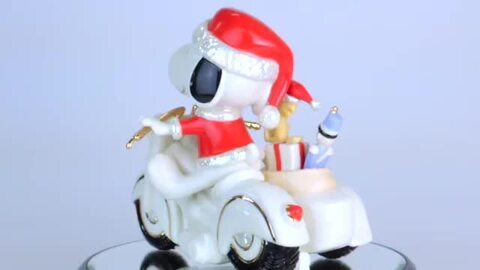 楽天市場】レノックス サンタ スヌーピー オートバイ クリスマス