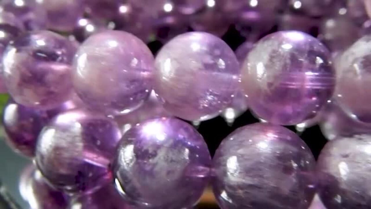 楽天市場】希少【エンジェルフェザーアメジストブレスレット