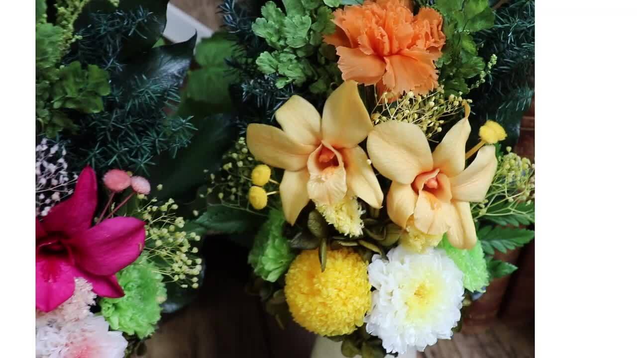 楽天市場】プリザーブドフラワー 仏花 一対 花器なし 【対仕様