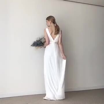 楽天市場】ウエディングドレス スレンダーライン ストレート