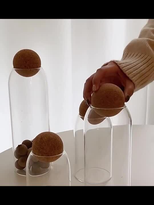 楽天市場】「2点以上送料無料」キャニスター 木の蓋 円型コルク