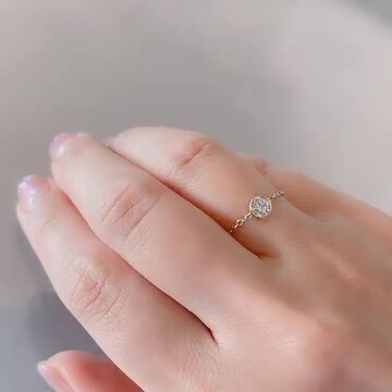 K18　ダイヤモンド0.17ctリング 10号 K18 ダイヤモンド0.17ctリング 10号